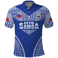 Fetu Samoa Rugby Custom Polo Shirt Go Champions