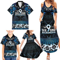 Micronesia FSM 691 Family Matching Summer Maxi Dress and Hawaiian Shirt Respect Culture