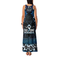 Micronesia FSM 691 Family Matching Tank Maxi Dress and Hawaiian Shirt Respect Culture