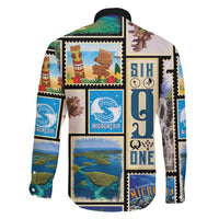 FSM Micronesia Culture Family Matching Short Sleeve Bodycon Dress and Hawaiian Shirt