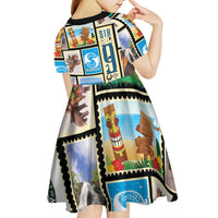 FSM Micronesia Culture Kid Short Sleeve Dress