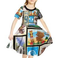 FSM Micronesia Culture Kid Short Sleeve Dress