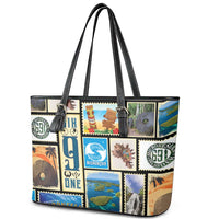 FSM Micronesia Culture Leather Tote Bag