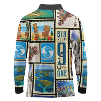 FSM Micronesia Culture Long Sleeve Polo Shirt