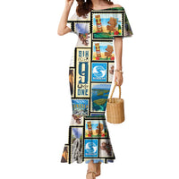 FSM Micronesia Culture Mermaid Dress LT05 Women Colorful - Polynesian Pride