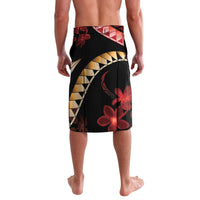 Personalised French Polynesia Victory Day Lavalava Polynesian Pattern Plumeria