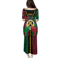 Vanuatu 46th Independence Day Family Matching Puletasi and Hawaiian Shirt Long God Yumi Stanap Wild Boar LT05 - Polynesian Pride