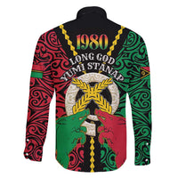 Vanuatu 46th Independence Day Family Matching Summer Maxi Dress and Hawaiian Shirt Long God Yumi Stanap Wild Boar LT05 - Polynesian Pride