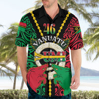 Vanuatu 46th Independence Day Hawaiian Shirt Long God Yumi Stanap Wild Boar LT05 - Polynesian Pride