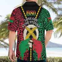 Vanuatu 46th Independence Day Hawaiian Shirt Long God Yumi Stanap Wild Boar LT05 - Polynesian Pride