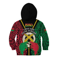 Vanuatu 46th Independence Day Kid Hoodie Long God Yumi Stanap Wild Boar LT05 - Polynesian Pride