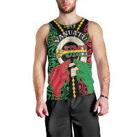 Vanuatu 46th Independence Day Men Tank Top Long God Yumi Stanap Wild Boar LT05 - Polynesian Pride