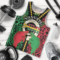 Vanuatu 46th Independence Day Men Tank Top Long God Yumi Stanap Wild Boar LT05 - Polynesian Pride