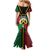 Vanuatu 46th Independence Day Mermaid Dress Long God Yumi Stanap Wild Boar LT05 - Polynesian Pride