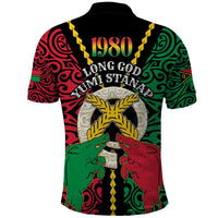 Vanuatu 46th Independence Day Polo Shirt Long God Yumi Stanap Wild Boar LT05 - Polynesian Pride