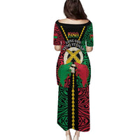 Vanuatu 46th Independence Day Puletasi Long God Yumi Stanap Wild Boar LT05 - Polynesian Pride