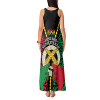 Vanuatu 46th Independence Day Tank Maxi Dress Long God Yumi Stanap Wild Boar LT05 - Polynesian Pride