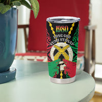 Vanuatu 46th Independence Day Tumbler Cup Long God Yumi Stanap Wild Boar LT05 - Polynesian Pride