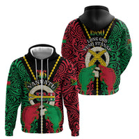 Vanuatu 46th Independence Day Zip Hoodie Long God Yumi Stanap Wild Boar LT05 - Polynesian Pride