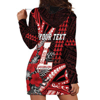 Personalized Hawaii Lahainaluna High School Hoodie Dress Tribal Tattoo With Hibiscus Flowers