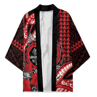 Personalized Hawaii Lahainaluna High School Kimono Tribal Tattoo With Hibiscus Flowers