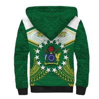 Personalised Cook Islands Ra o te Ui Ariki Sherpa Hoodie Polynesian Pattern LT05 - Polynesian Pride