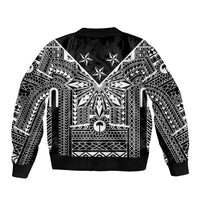 Black Philippines Sun Star Bomber Jacket Igorot Tribal Inspiration
