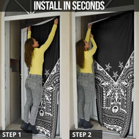 Black Philippines Sun Star Door Cover Igorot Tribal Inspiration
