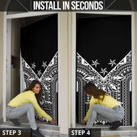 Black Philippines Sun Star Door Cover Igorot Tribal Inspiration