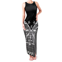 Black Philippines Sun Star Family Matching Tank Maxi Dress and Hawaiian Shirt Igorot Tribal Inspiration
