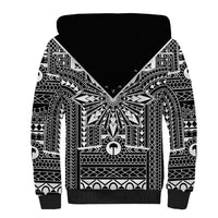 Black Philippines Sun Star Sherpa Hoodie Igorot Tribal Inspiration LT05 - Polynesian Pride