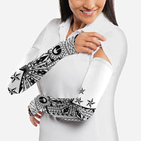 White Philippines Sun Star Arm Sleeves Igorot Tribal Inspiration