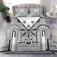 White Philippines Sun Star Bedding Set Igorot Tribal Inspiration