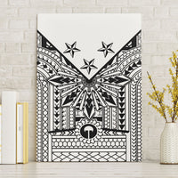 White Philippines Sun Star Canvas Wall Art Igorot Tribal Inspiration