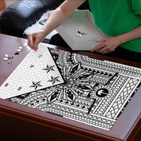 White Philippines Sun Star Puzzle Igorot Tribal Inspiration
