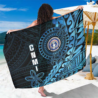 Northern Mariana Islands 78th Liberation Day Sarong LT05 One Size 44 x 66 inches Blue - Polynesian Pride