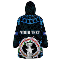 Personalized Northern Mariana Islands 78th Liberation Day Wearable Blanket Hoodie LT05 - Polynesian Pride