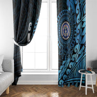 Northern Mariana Islands 78th Liberation Day Window Curtain LT05 - Polynesian Pride