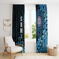 Northern Mariana Islands 78th Liberation Day Window Curtain LT05 - Polynesian Pride