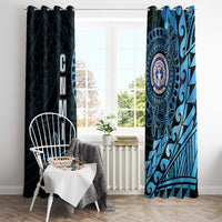 Northern Mariana Islands 78th Liberation Day Window Curtain LT05 - Polynesian Pride