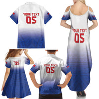 Custom Samoa Rugby 2024 Pacific Family Matching Summer Maxi Dress and Hawaiian Shirt Go Manu Samoa LT05 - Polynesian Pride