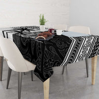 New Zealand And Fiji Rugby 2024 Tablecloth Maori Kiwi With Fijian Palm Tree