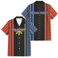 Personalised Philippines Filipinos Family Matching Tank Maxi Dress and Hawaiian Shirt Igorot Tribal Inspiration Pattern Style