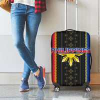 Philippines Filipinos Luggage Cover Igorot Tribal Inspiration Pattern Style LT05 - Polynesian Pride