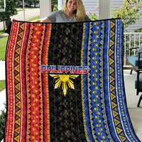 Philippines Filipinos Quilt Igorot Tribal Inspiration Pattern Style LT05 Black - Polynesian Pride