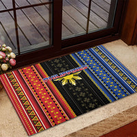 Philippines Filipinos Rubber Doormat Igorot Tribal Inspiration Pattern Style LT05 - Polynesian Pride