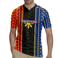 Personalised Philippines Filipinos Rugby Jersey Igorot Tribal Inspiration Pattern Style LT05 - Polynesian Pride
