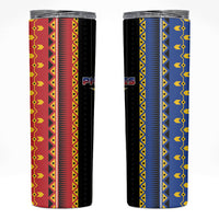 Philippines Filipinos Skinny Tumbler Igorot Tribal Inspiration Pattern Style