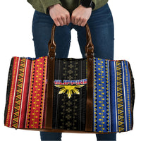 Philippines Filipinos Travel Bag Igorot Tribal Inspiration Pattern Style LT05 Black - Polynesian Pride