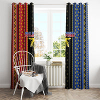 Philippines Filipinos Window Curtain Igorot Tribal Inspiration Pattern Style LT05 - Polynesian Pride